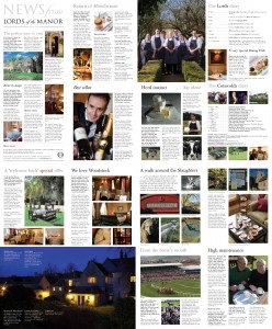 Newsletter for the Lords of the Manor